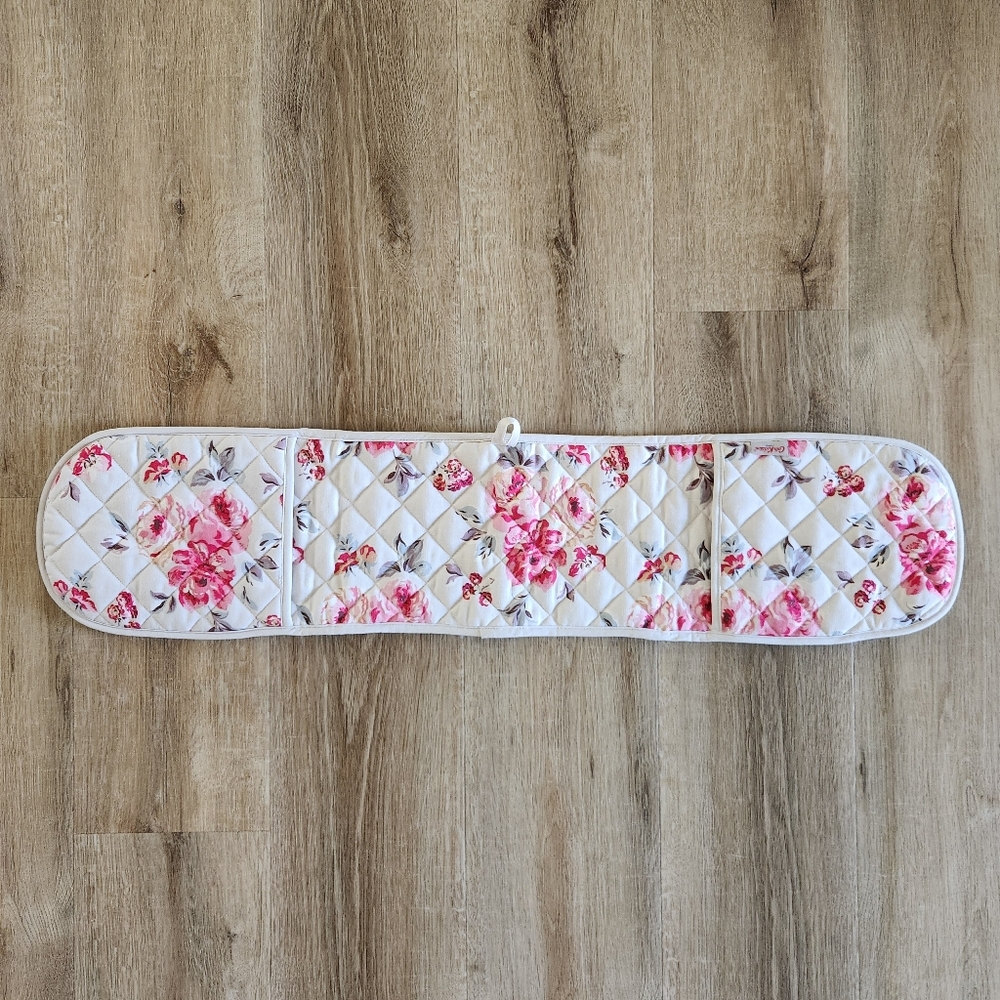 Cath Kidston Pink Rose Floral Double Oven Glove Pot Holder / Hot Pad - Picture 7 of 8